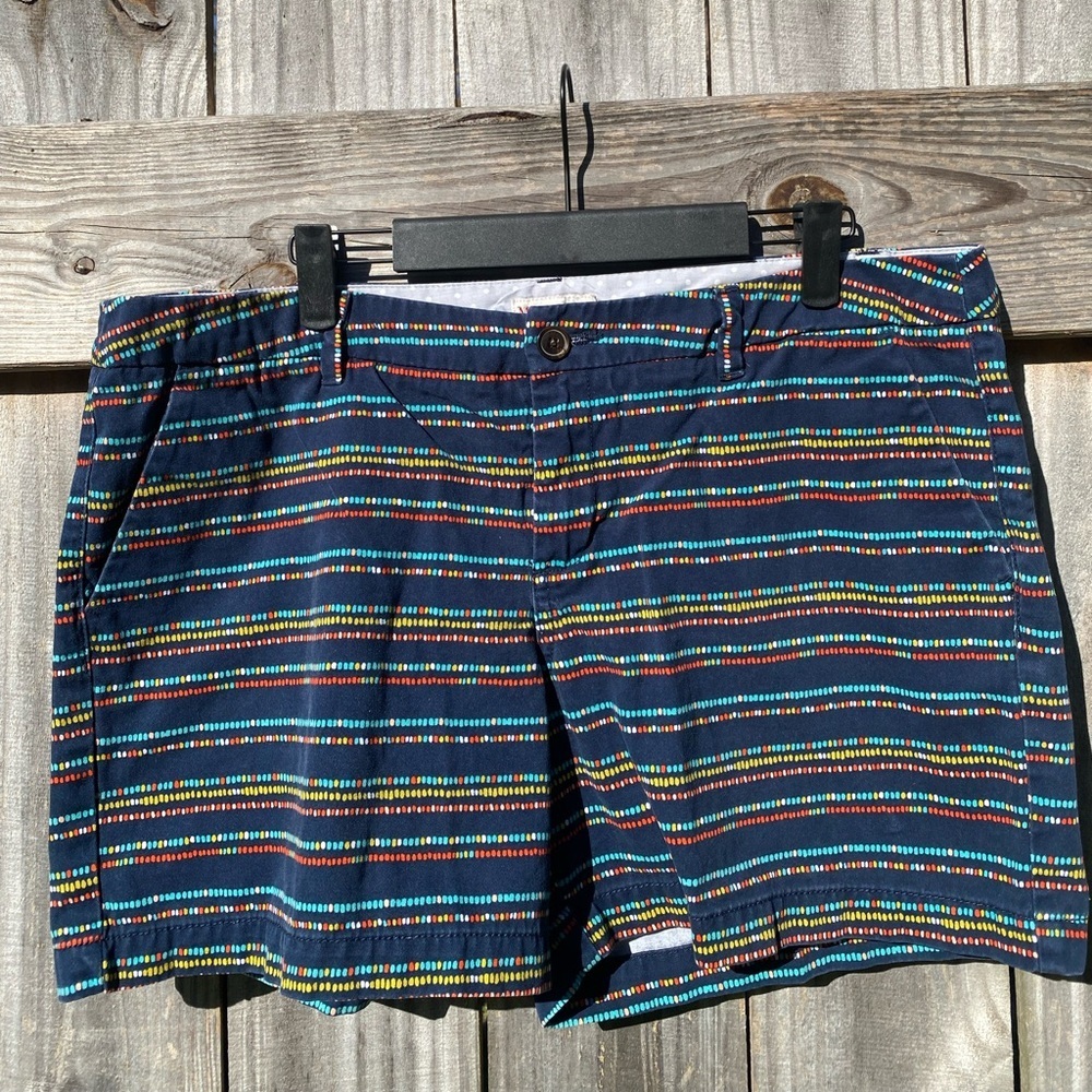 Merona Colorful Striped Cotton Shorts